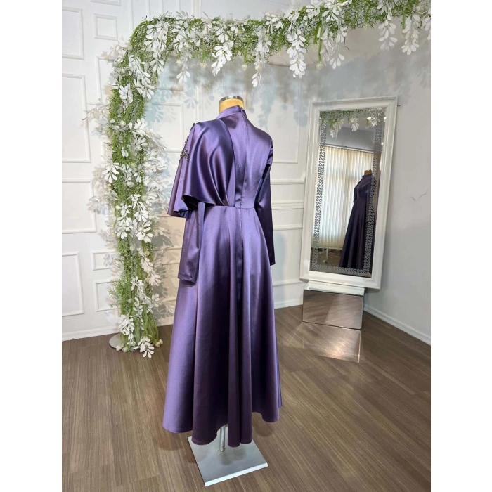 ALİN ABİYE SİSLİ MOR