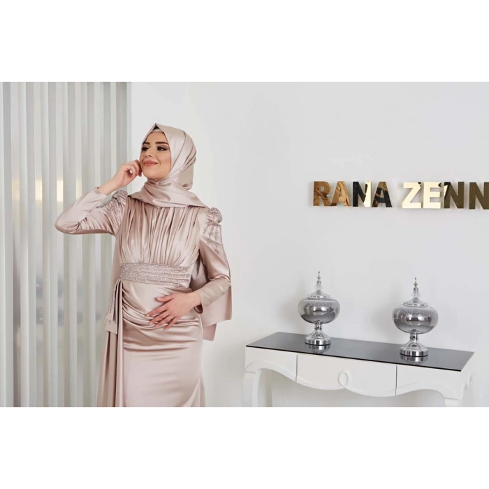 ALİNA ABİYE TAŞ RENGİ