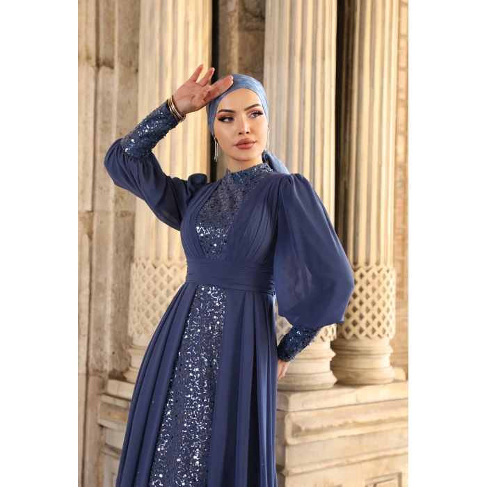 ALYA ABİYE İNDİGO