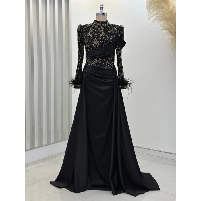 Anabell Abiye Gold Siyah