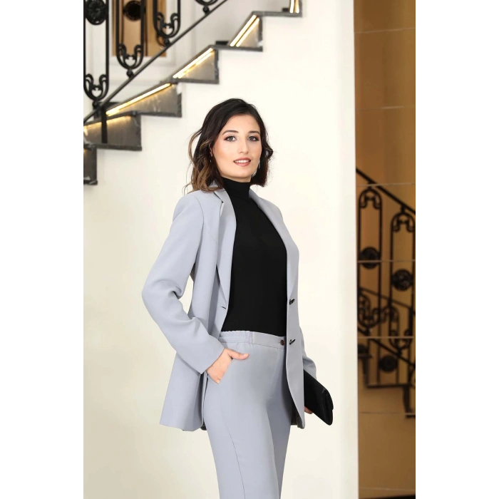 ATLAS CEKET PANTOLON TAKIM GRİ