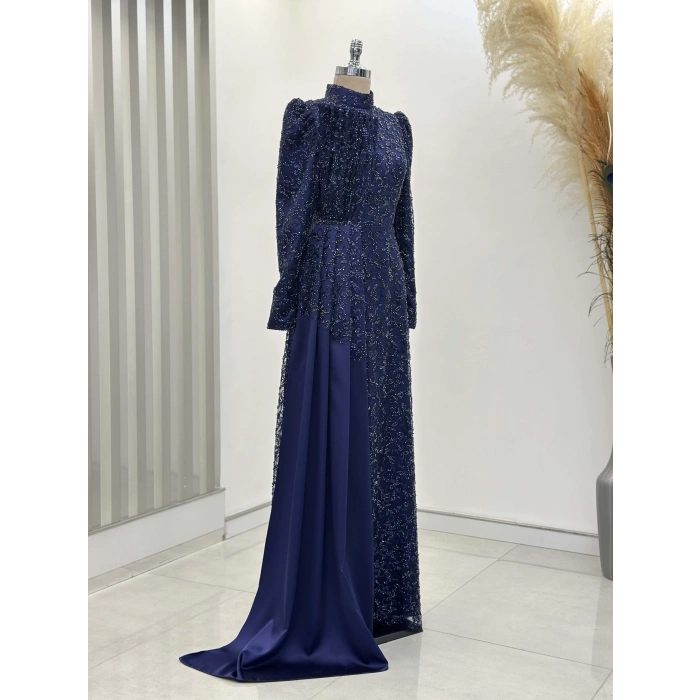 AURA ABİYE LACİVERT