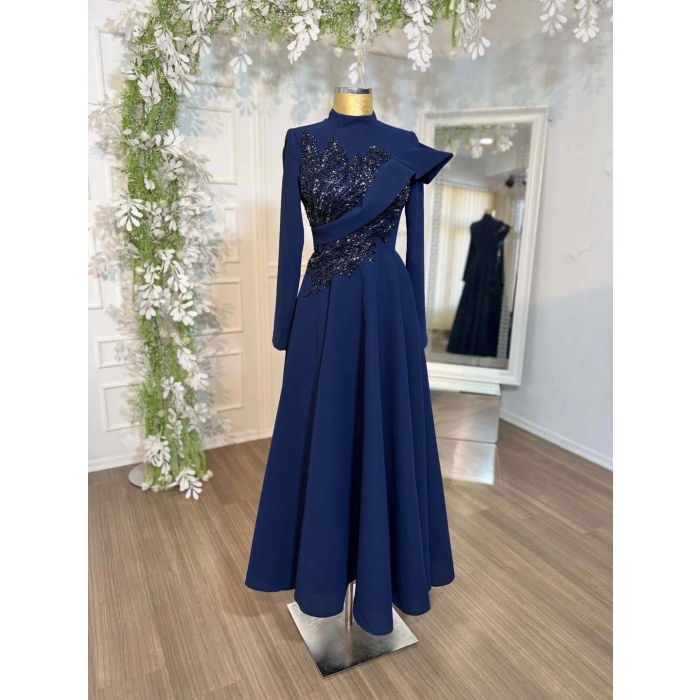 BUSE ABİYE LACİVERT