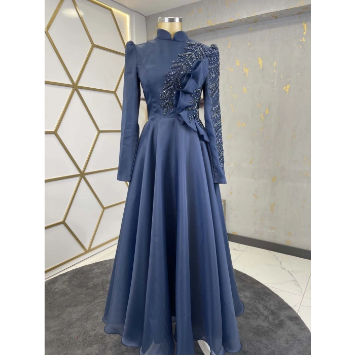 ELA ABİYE LACİVERT