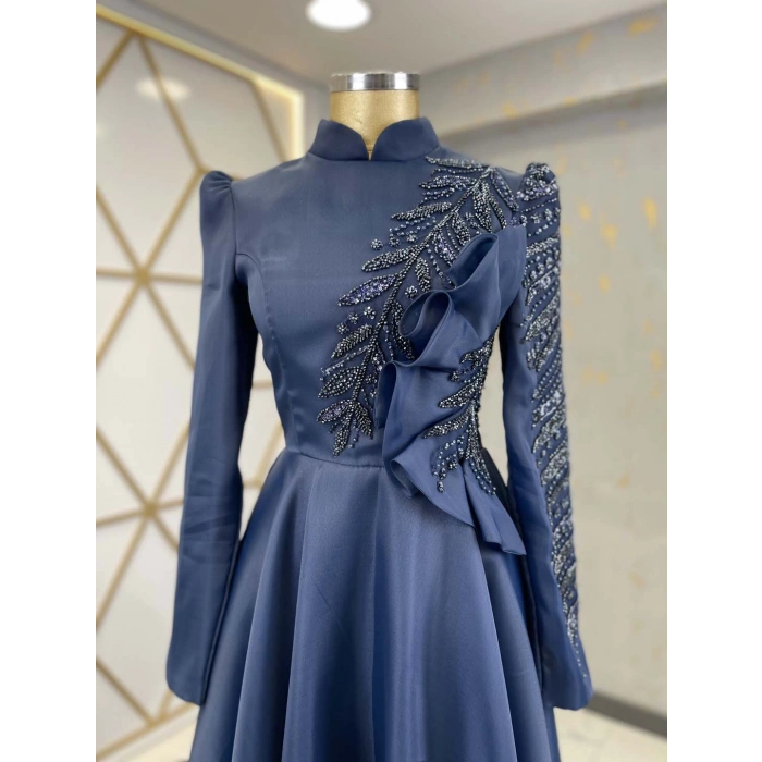 ELA ABİYE LACİVERT