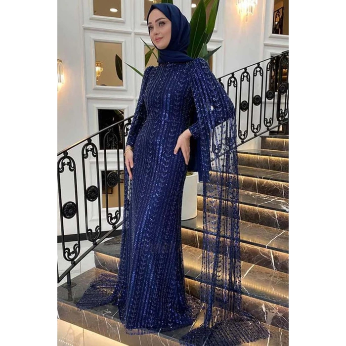 ELMİRA ABİYE LACİVERT