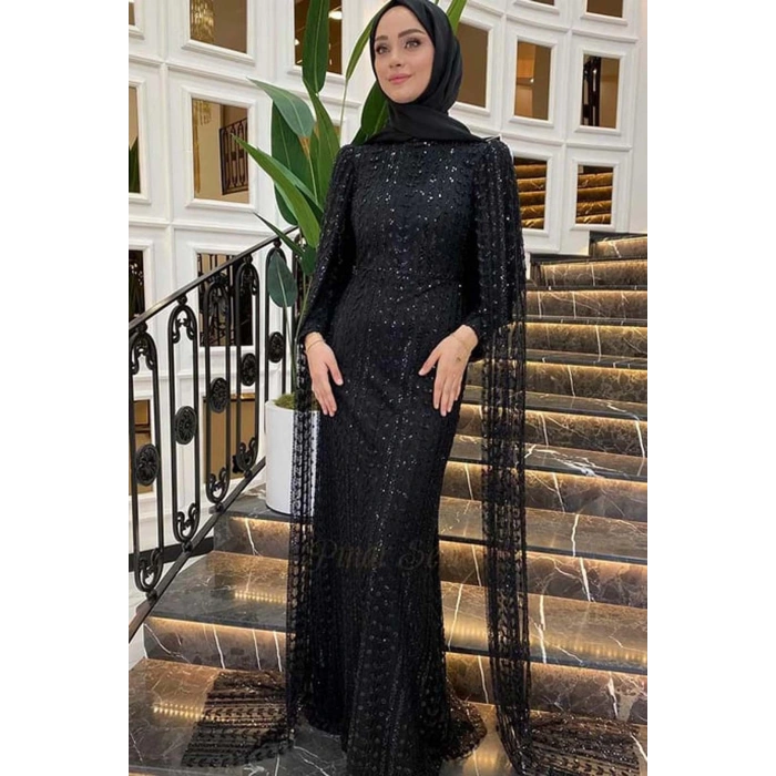 ELMİRA ABİYE SİYAH