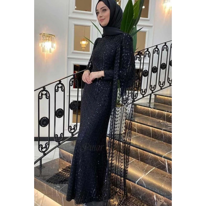 ELMİRA ABİYE SİYAH