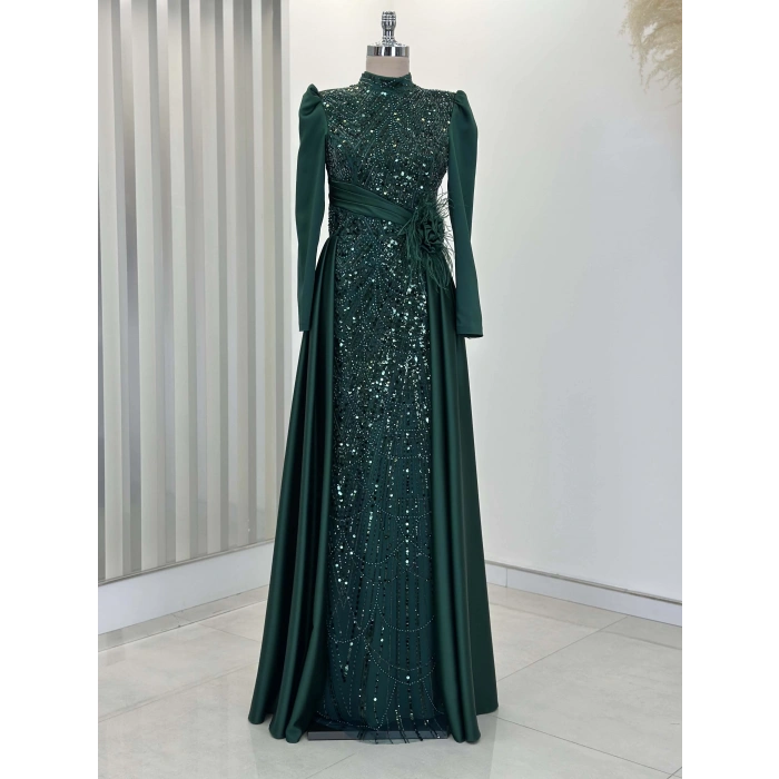 FLOWERS ABİYE ZÜMRÜT