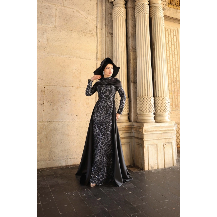 FREZYA ABİYE SİYAH