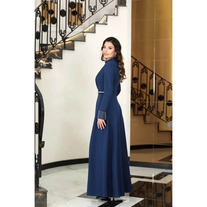 GAMZE ABİYE LACİVERT