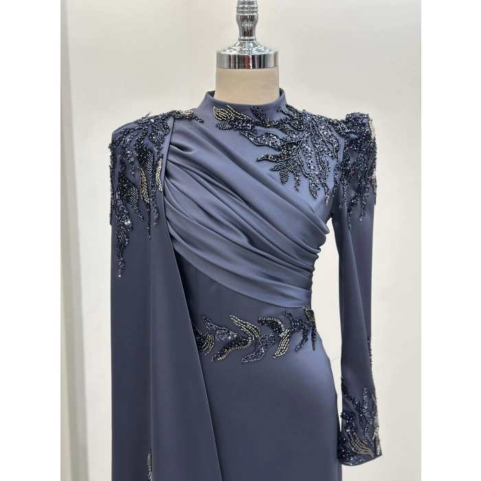 GARNİLİ ABİYE İNDİGO