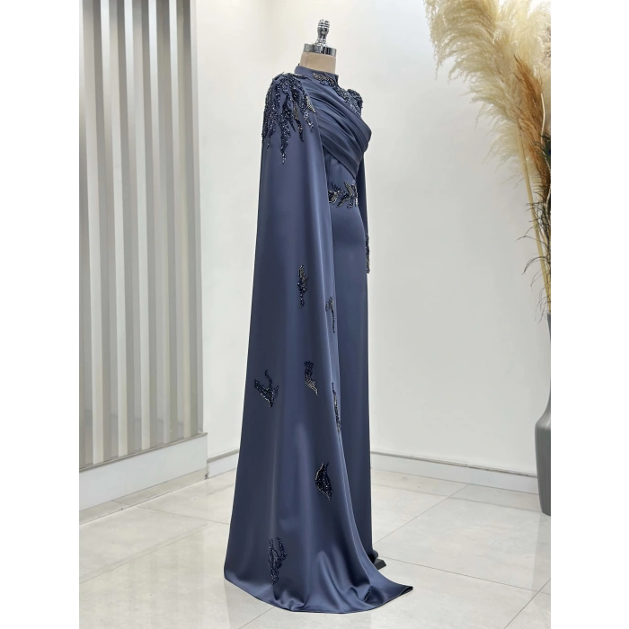 GARNİLİ ABİYE İNDİGO