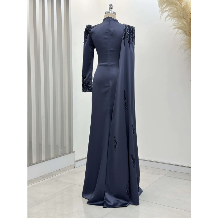 GARNİLİ ABİYE İNDİGO