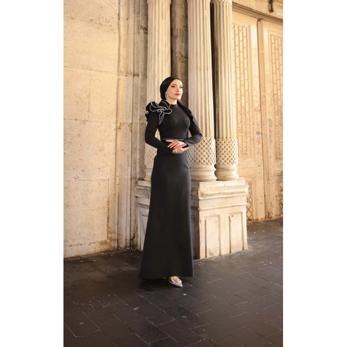 GELİNCİK ABİYE SİYAH