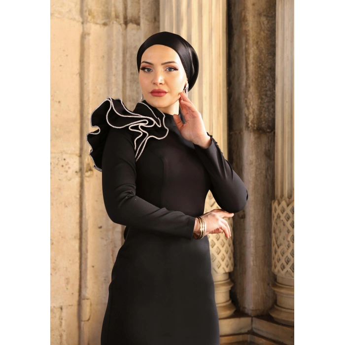 GELİNCİK ABİYE SİYAH