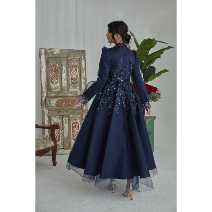 PRENSES ABİYE LACİVERT