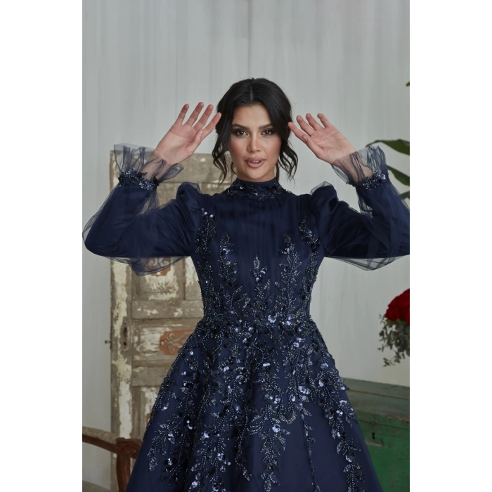 PRENSES ABİYE LACİVERT