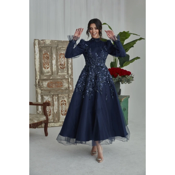 PRENSES ABİYE LACİVERT