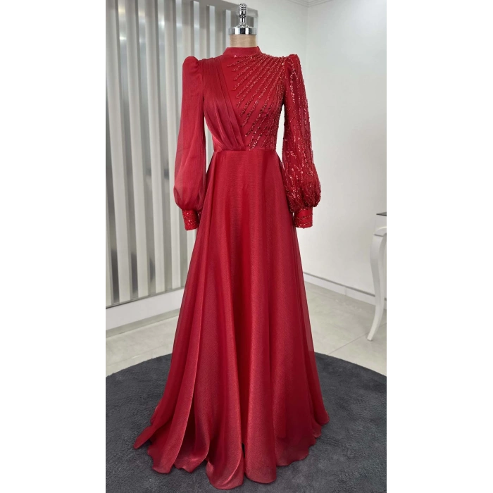 GÜNEŞ ABİYE KIRMIZI