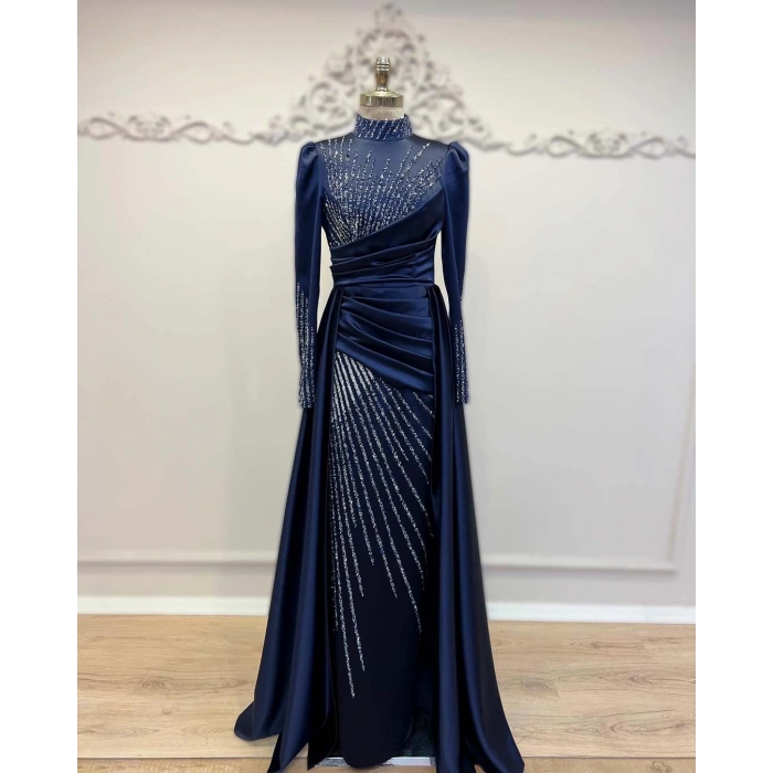 GÜNEŞ ABİYE LACİVERT