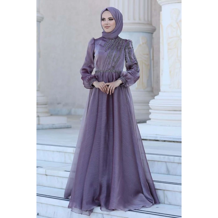 HELEN ABİYE GÜL LAVANTA