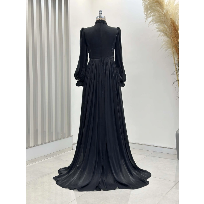 HERMONİE ABİYE SİYAH