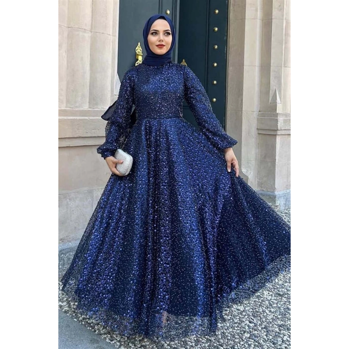 İNCİ ABİYE LACİVERT