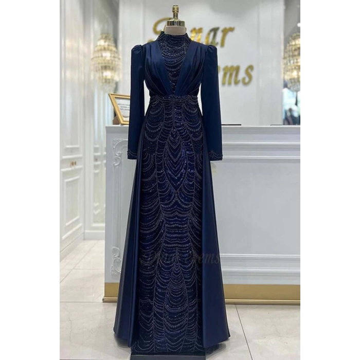 İNCİ ABİYE LACİVERT