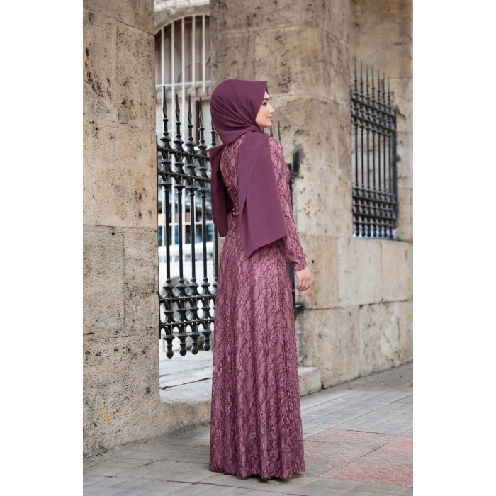 İPEK ELBİSE GÜL KURUSU