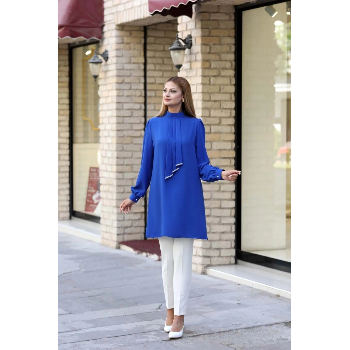 IŞIL TUNİK SAKS MAVİSİ