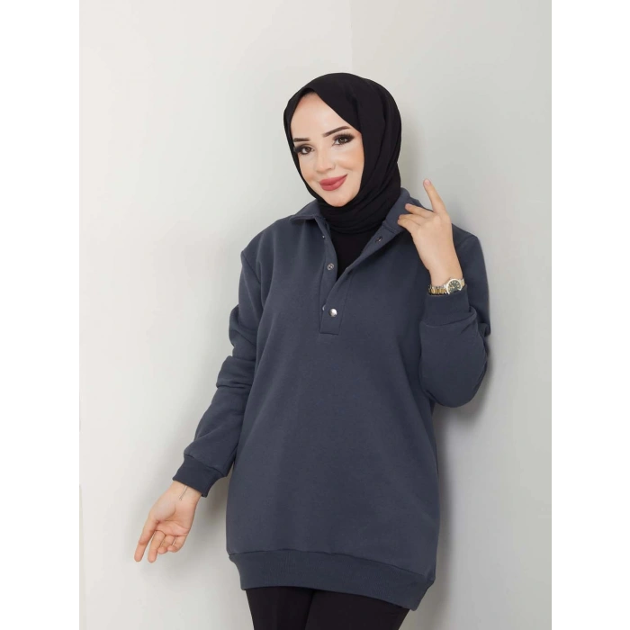 KAPŞONLU SWEATSHİRT ANTRASİT