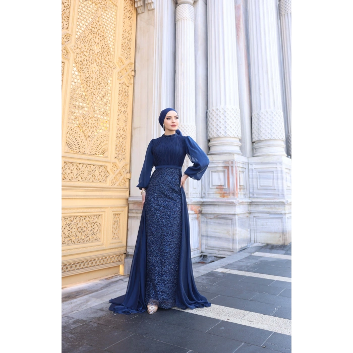 LAVANTA ABİYE LACİVERT