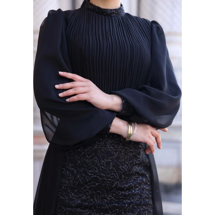 LAVANTA ABİYE SİYAH