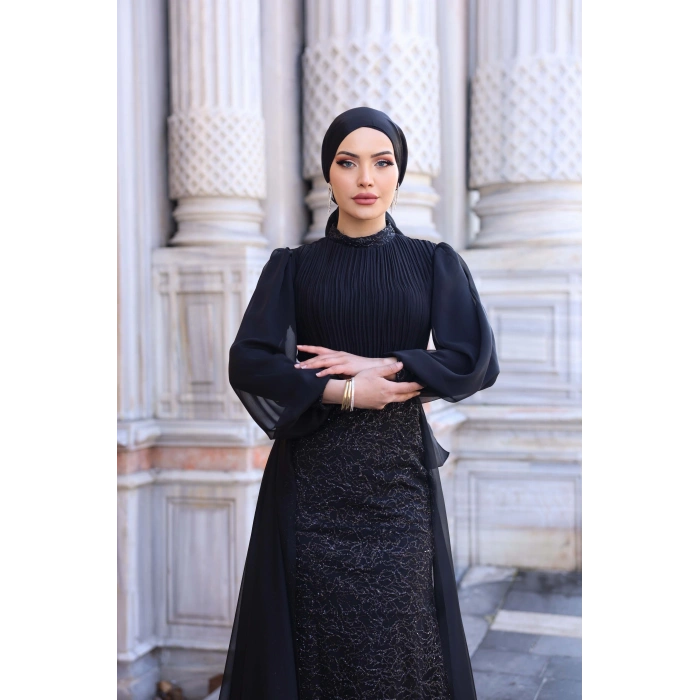 LAVANTA ABİYE SİYAH