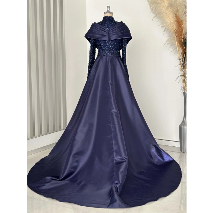 LİMA ABİYE LACİVERT