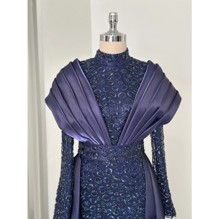 LİMA ABİYE LACİVERT