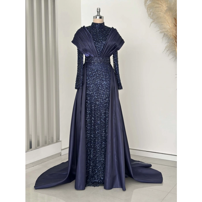 LİMA ABİYE LACİVERT