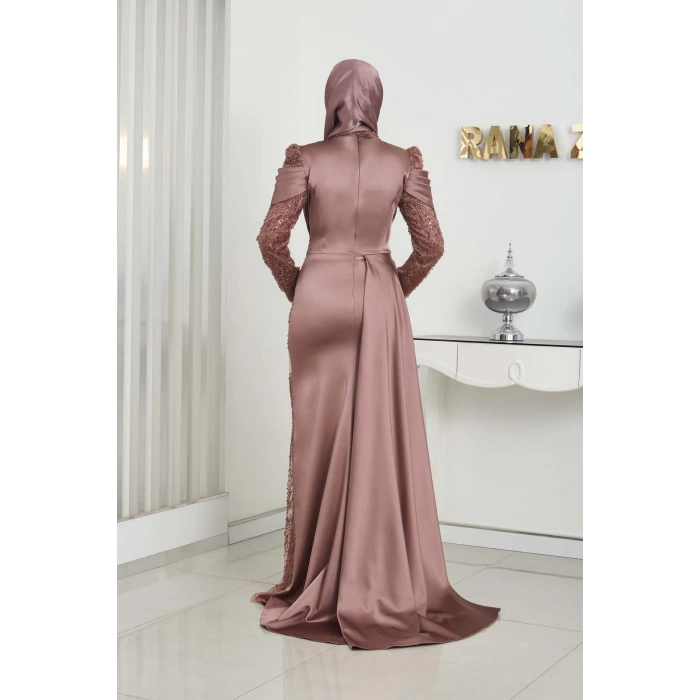 MARSİLYA ABİYE KAHVERENGİ