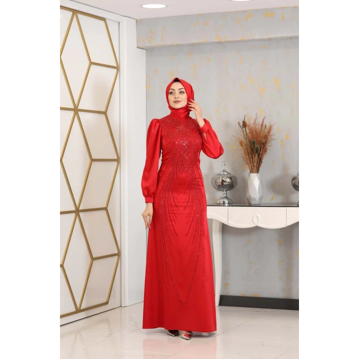 MASAL ABİYE KIRMIZI