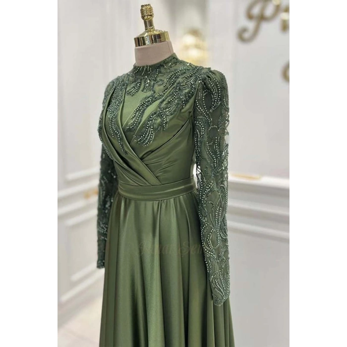 MELİS ABİYE CEVİZ YEŞİLİ