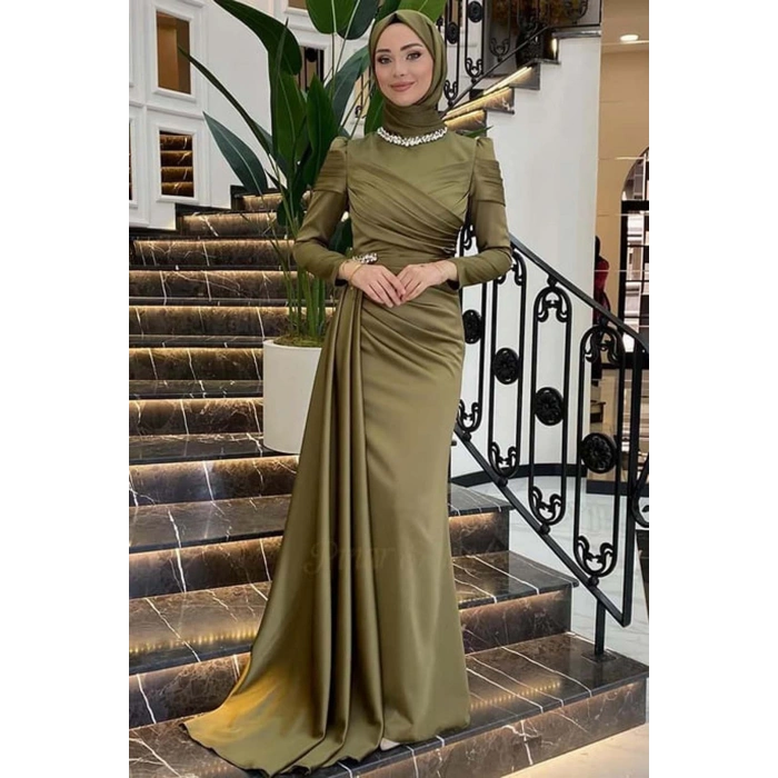 MİNA ABİYE CEVİZ YEŞİLİ