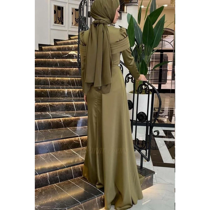 MİNA ABİYE CEVİZ YEŞİLİ