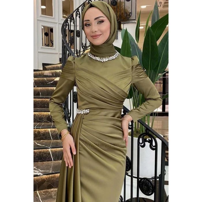 MİNA ABİYE CEVİZ YEŞİLİ