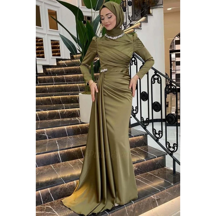 MİNA ABİYE CEVİZ YEŞİLİ