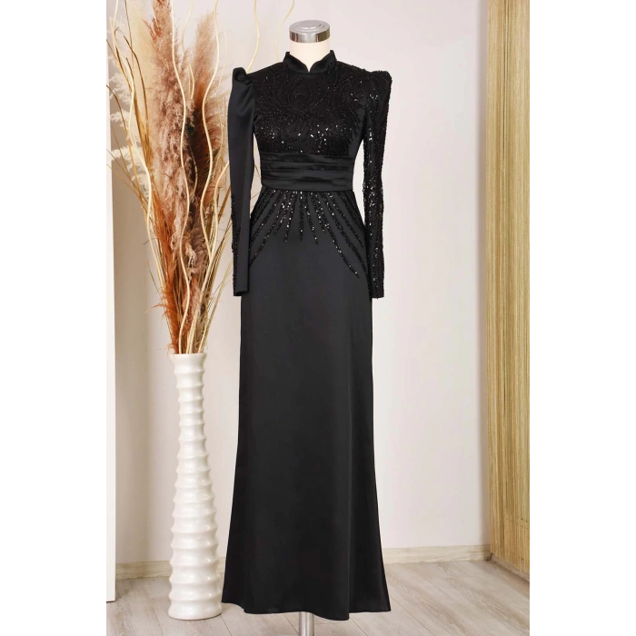 NEHİR ABİYE SİYAH