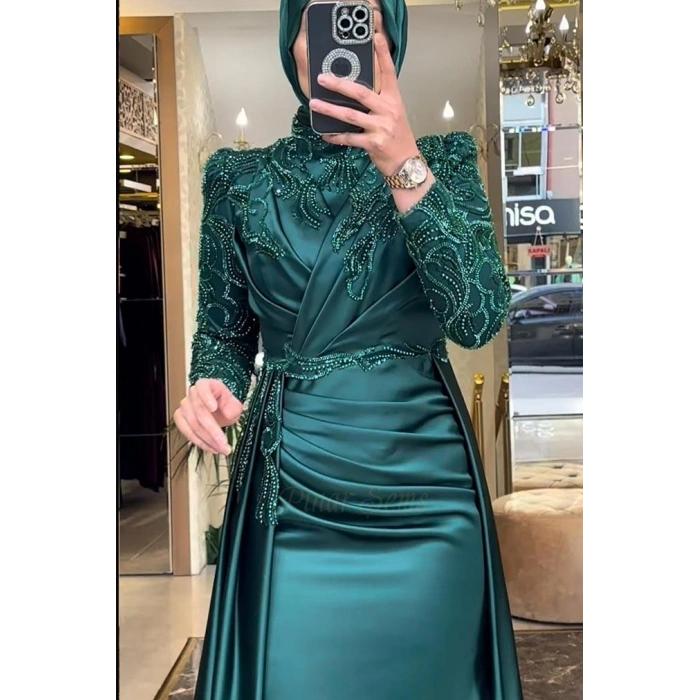 Pınar Şems Akra Abiye Zümrüt