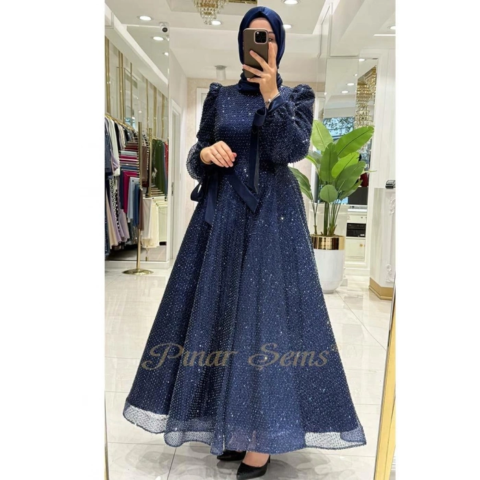 Pınar Şems Alin Abiye Lacivert