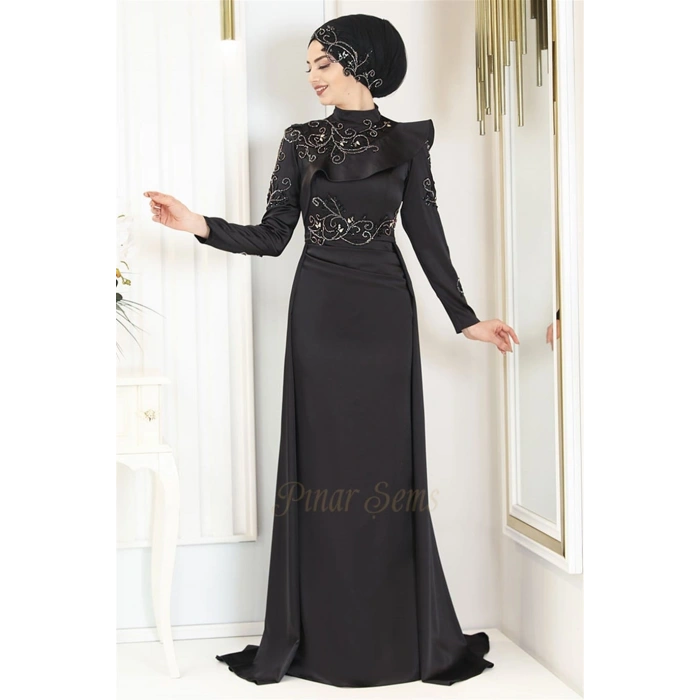 Pınar Şems Asrın Abiye Siyah