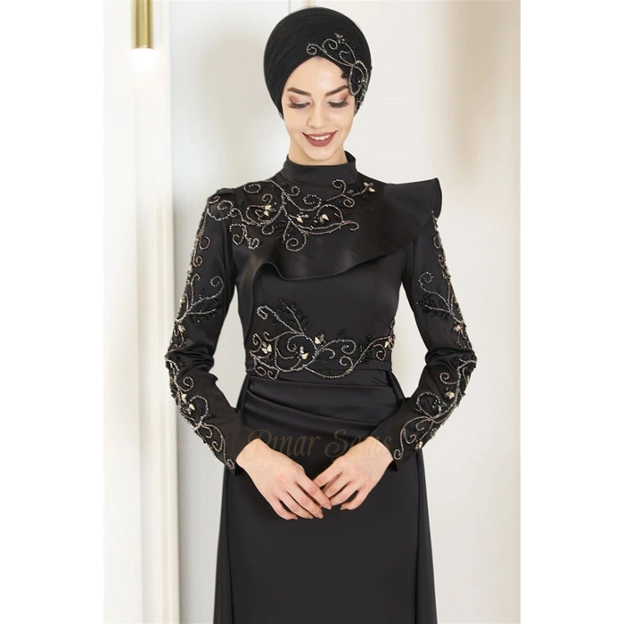 Pınar Şems Asrın Abiye Siyah